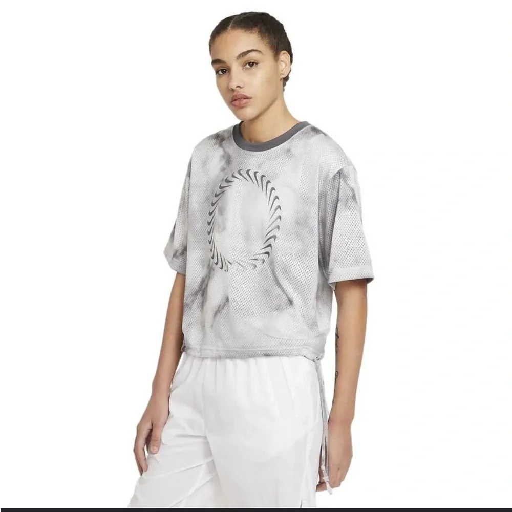 Nike Icon Clash Gray Mesh T-Shirt
